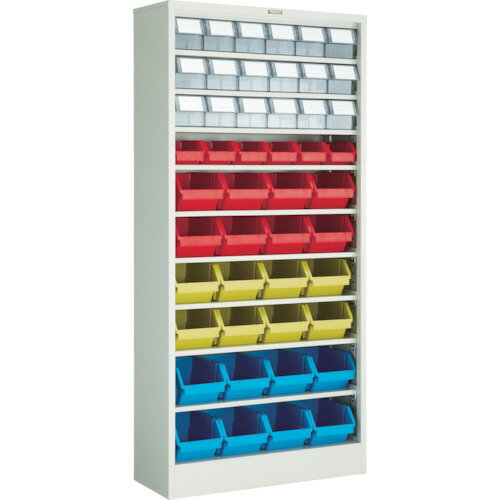 トラスコ TRUSCO コンテナラックケース バンラックケース M型 コンテナ入 H1790 (1台) 品番：609MD