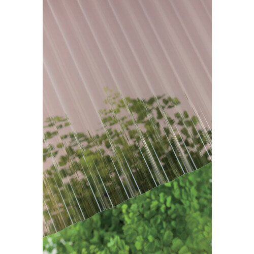 タキロン ポリカ波板熱線カット 32波 7尺 4810ブロンズ (1枚) 品番：235785