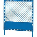 サンコー 三甲 工事用フェンス プラスチックフェンスS-1(脚付きセット) 805972 ブルー 青 (1台) 品番:S1 B