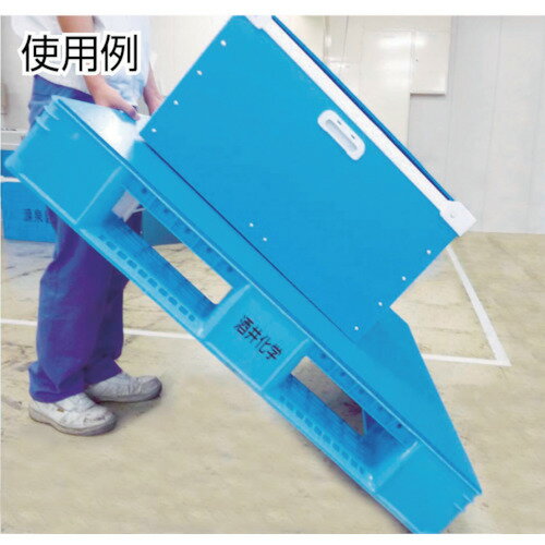 トラスコ TRUSCO パレット用ノンスリップシート 1075×1075 ブルー (1枚) 品番：T1075MDBL