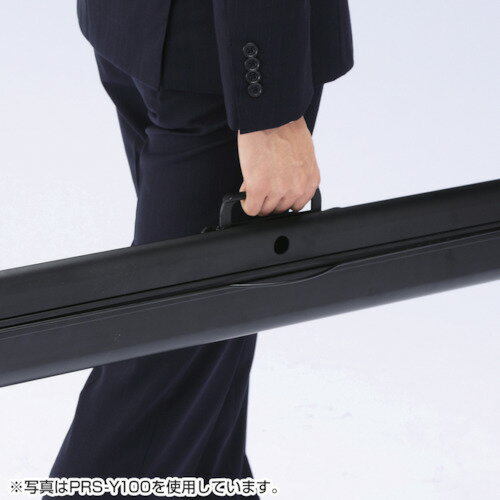 SANWA サンワサプライ プロジェクタースクリーン 床置き式 (1台) 品番：PRSY90HD