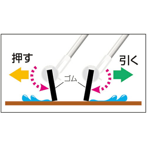 テラモト 水切りワイパー EFフリードライヤー 48cm (1本) 品番：CL7420480