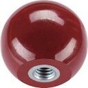 HALDER ハルダー ボールノブ DIN 319 メネジ付ブッシュ入り 形状E 赤 (1個) 品番:24560.0640