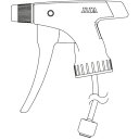 フルプラ FURUPLA 部品No.196B ピストル本体セット ブルー(#705#715用) (1個) 品番:196-B