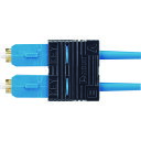 パンドウイット PANDUIT 研磨済みSC光コネクタ デュプレックス OS1/OS2 青 (1袋) 品番:FSC2DSCBU