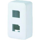 パナソニック ワイド21露出ボックス(コンセント用) (1個) 品番:WVC7002W