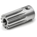 KG S45C平歯車 S1S 16K*1208 形状K1 モジュール1.0 歯数16 (1個) 品番:S1S 16K*1208