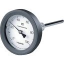 佐藤 バイメタル式温度計BM-T-75P 0〜100℃100L(2090-00) (1台) 品番:BM-T-75P-5