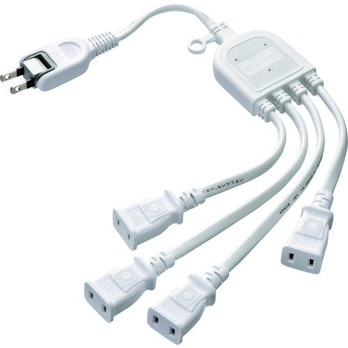 サンワサプライ ACアダプタ専用電源延長コード (1本) 品番:TAP-EX4WN サンワサプライ ACアダプタ専用電源延長コード (1本) 品番:TAP-EX4WN