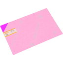 光 エンビ板 蛍光ピンク1×300×450mm (1枚) 品番:EB431-17