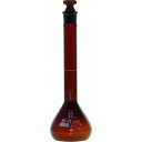 SIBATA 柴田科学 メスフラスコ スーパーグレード 茶褐色 50mL (1本) 品番:020070-50