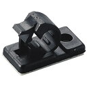 ヤザワコーポレーション ケーブルクリップ内径6mm黒 (1Pk) 品番:FKN6