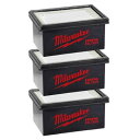 ミルウォーキー 集塵フィルター(3個パック) (1個) 品番:49-90-2306