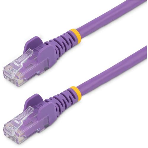 StarTech スターテック カテゴリ6 LANケーブル/3m/パープル/RJ45コネクター/ツメ折れ防止機構付/CAT6 (1袋) 品番：N6PATC3MPL