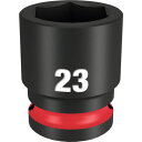 ミルウォーキー SHOCKWAVE IMPACT DUTY インパクトソケット 1/2インチ(12.7mm)角 23mm (1個) 品番:49-66-6255