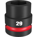ミルウォーキー SHOCKWAVE IMPACT DUTY インパクトソケット 1インチ(25.4mm)角 29mm (1個) 品番:49-66-6594
