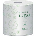 エリエール i:naトイレットティシューダブル50m個包装・無香料(21000443/21001141) (1Cs) 品番:21001141