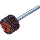 トラスコ TRUSCO セラミックフラップホイール 軸径3mm #80 外径15×幅10×軸長30 10個入 (1箱) 品番:TCF1510-CE-80