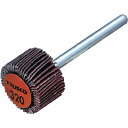 トラスコ TRUSCO セラミックフラップホイール 軸径3mm #320 外径15×幅10×軸長30 10個入 (1箱) 品番:TCF1510-CE-320