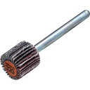 トラスコ TRUSCO セラミックフラップホイール 軸径3mm #320 外径10×幅10×軸長30 10個入 (1箱) 品番:TCF1010-CE-320