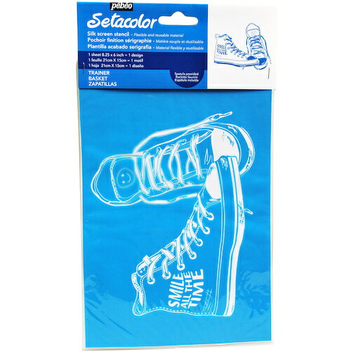 ペベオジャポン Pebeo シルクスクリーンステンシル型 A5 シューズ (1本) 品番：329606