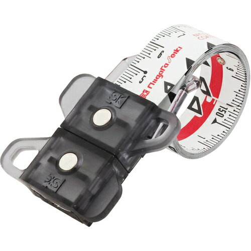 SK 新潟精機 スケール メジャー コンベックス 幅19mm 長さ1.5m スパイラルメジャー 標尺目盛 グレー (1個) 品番:SMT-1915HGY