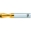 OSG オーエスジー ハイススクエアエンドミル TiNコート2刃キー溝用 刃径3mm シャンク径6mm 81556 (1本) 品番:EX-TIN-EKD-OH1...