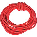 トラスコ TRUSCO 丸ゴムロープ イージーロープ 6mm×5m 赤 (1本) 品番:ER705R-A