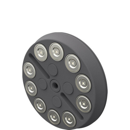 ムサシ 防犯用センサーライト センサーライト用 強力マグネットベース (1個) 品番：SP-10