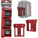 ステルスマウント バッテリーマウントミルウォーキーM18用(6個入り)レッド (1S) 品番:BM-MW18-RED-6