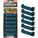 ステルスマウント ベンチベルト+(6個入り)ブルー (1Pk) 品番:BB-PL-BLU-6
