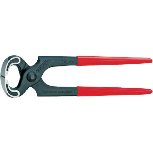 KNIPEX クニペックス ヤットコ(カーペンタープライヤー) プラスチックハンドル 250mm(SB店頭展示パッケージ仕様) (1丁) 品番:5001-250...