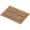 【6/22 20:00〜6/27 01:59迄 ポイント2倍 お買い物マラソン】 光 波ゴムクッション茶3×10×20mm (1Pk) 品番:KWR12-2