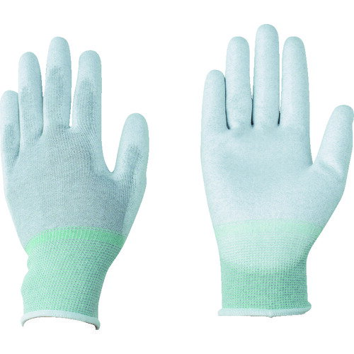 アズワン AS 作業手袋 静電気防止手袋 アズピュアESD手袋 掌コート S 10双入り (1袋) 品番:1228414