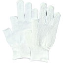 おたふく手袋 作業手袋 すべり止め手袋 475 2本 指出し 指先 L (1双) 品番:475L ウレタン背抜き手袋 指先コートタイプ