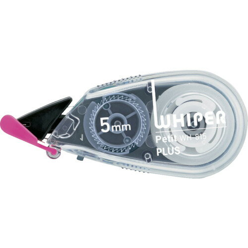 PLUS プラス 49322）修正テープ ホワイパープチ 5mm ブラック (1個) 品番：WH-815 BK