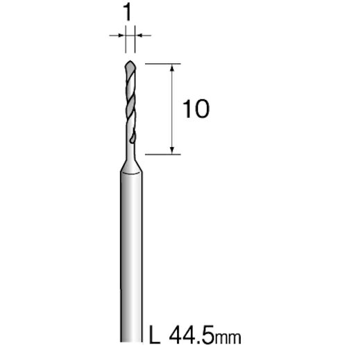 ミニモ Minimo スチールドリル φ1 （10本入） (1袋) 品番：KA1006