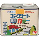 【6/22 20:00~6/27 01:59迄 ポイント2倍 お買い物マラソン】 ニッぺ 水性コンクリートカラー 7L イエロー HPT210-7 (1缶) 品番:4976124091025