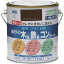 ニッぺ 水性つやありEXE 0.7L ブラックチョコレート HSU111-0.7 (1缶) 品番:4976124421112