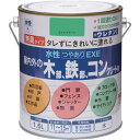 【6/22 20:00~6/27 01:59迄 ポイント2倍 お買い物マラソン】 ニッぺ 水性つやありEXE 1.6L ライトグリーン HSU114-1.6 (1缶) 品番:4976124421426