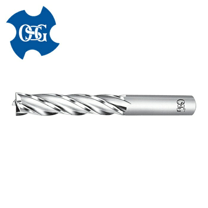 OSG オーエスジー CC-EML-39 ハイススクエアエンドミル 4刃センタカット ロング 刃径39mm シャンク径32mm 81049 (1本)