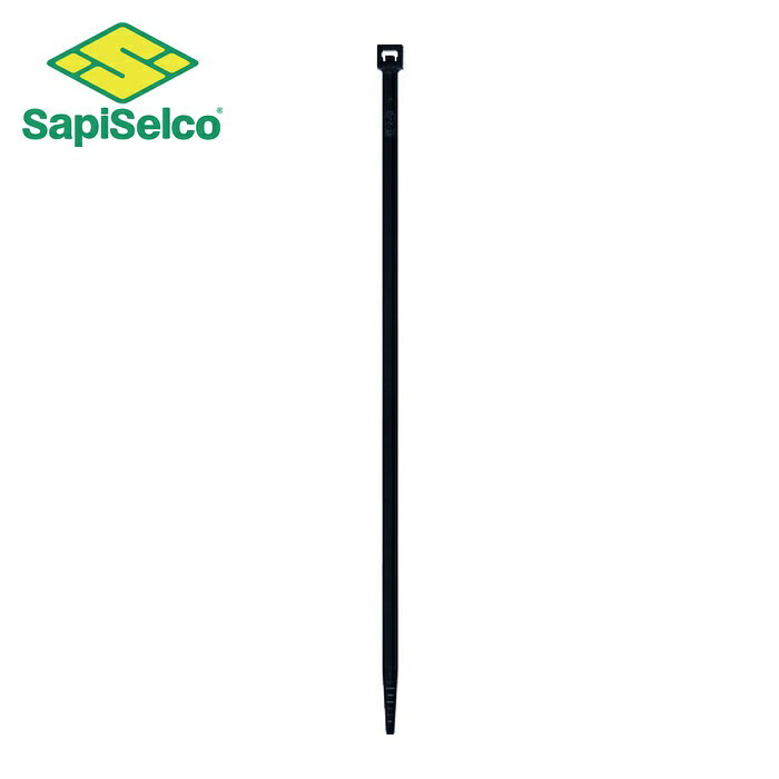 SapiSelco SEL.3.425 「セルフィット」 ケーブルタイ黒 4.5mm×280mm (1袋)