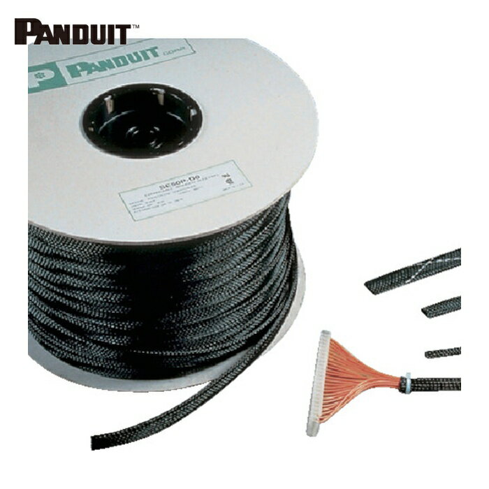 パンドウイット PANDUIT ネットチューブ 標準タイプ (1巻) 品番：SE75P-DR0
