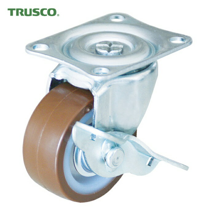 トラスコ TRUSCO キャスター TYGシリーズ 自在SP付 ウレタン車 38mm (1個) 品番：TYGUB-38