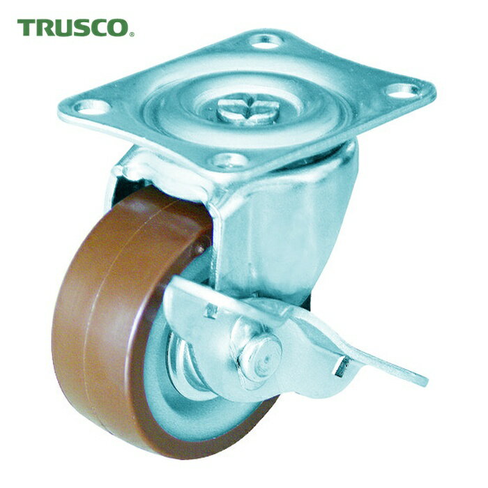 トラスコ TRUSCO キャスター TYGシリーズ 自在SP付 ウレタン車 50mm (1個) 品番：TYGUB-50