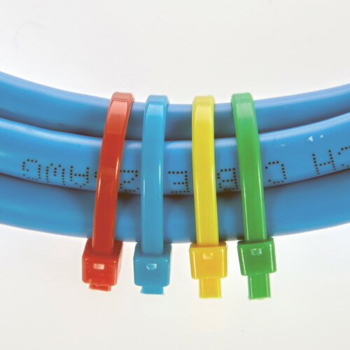 トラスコ TRUSCO カラーケーブルタイ 幅7.6mm×長さ380mm最大結束φ108標準型 アソート (1袋) 品番：TRCVR-380-S 3