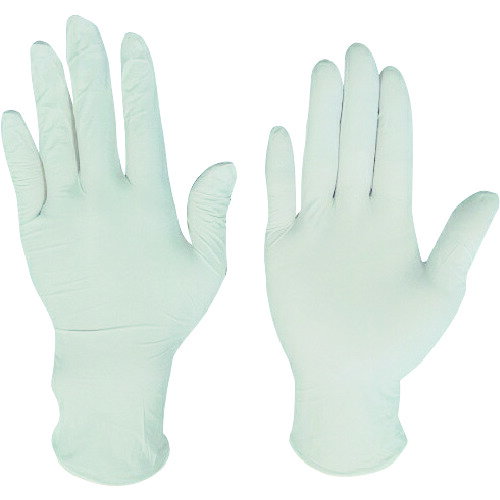川西 ニトリル使いきり手袋粉無250枚入ホワイトSSサイズ (1箱) 品番:2060W-SS
