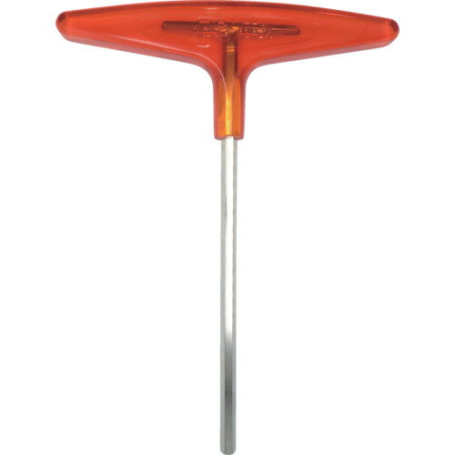 エイト EIGHT T型 六角棒スパナ 樹脂ハンドル 単品 (1本) 品番：018-6H