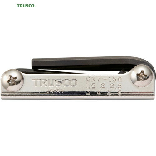 トラスコ TRUSCO ナイフ式六角棒レンチセット 7本組 (1S) 品番：GN7-156