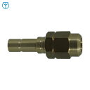 千代田通商 チヨダ 冷却水配管用タッチコネクターフジVタイプストレートコネクター(金属) 10mm (1個) 品番:HF10-10RC